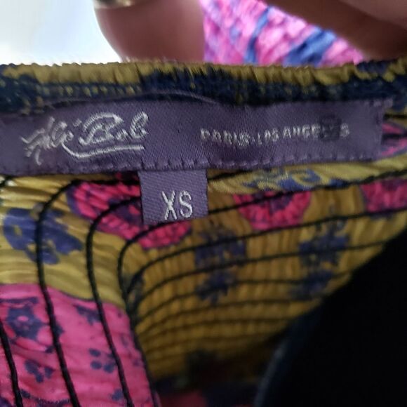 Kale Bob Silk Blend Colorful Boho Sleeveless Maxi Dress Size XS - Picture 4 of 9